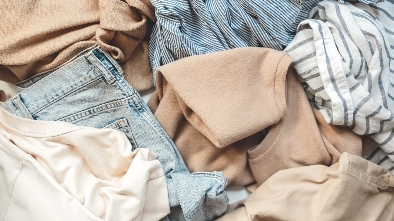 shirts and pants close up