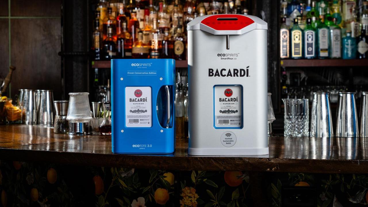 ecoSPIRITS Bacardi products with new packaging 