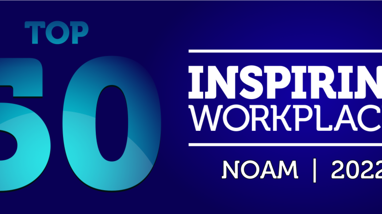 Top 50 Inspiring Workplaces logo 