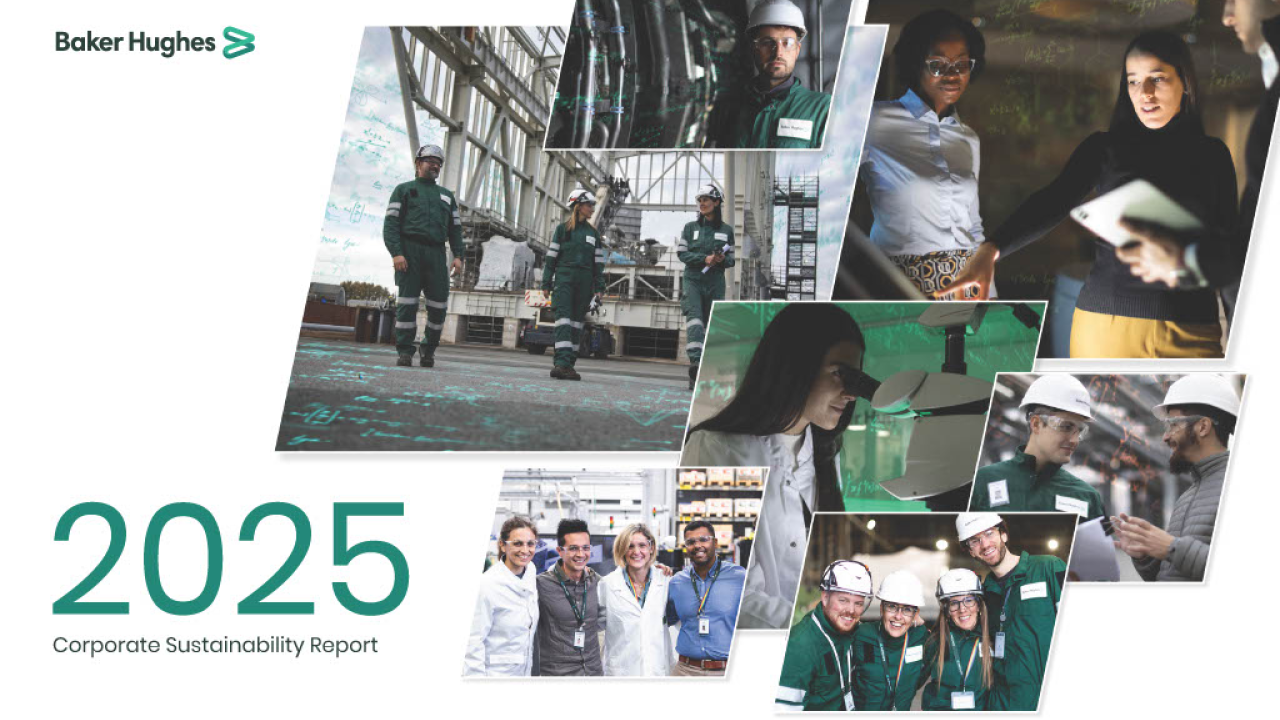 Baker Hughes 2025 Corporate Sustainability Report cover
