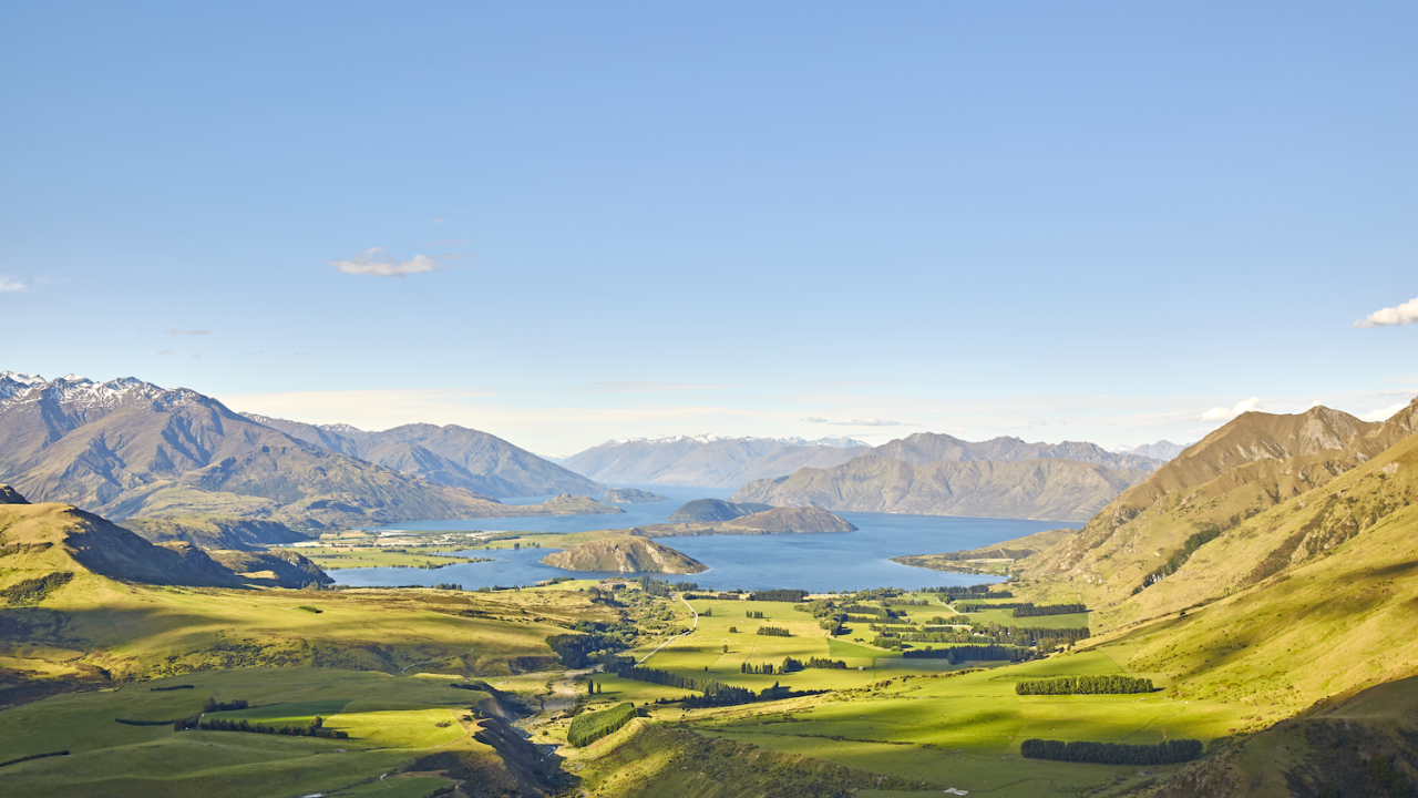 long range mountain view