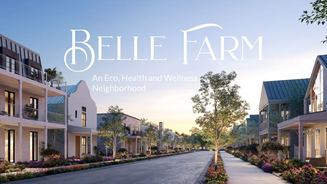 Belle Farm - main street rendering