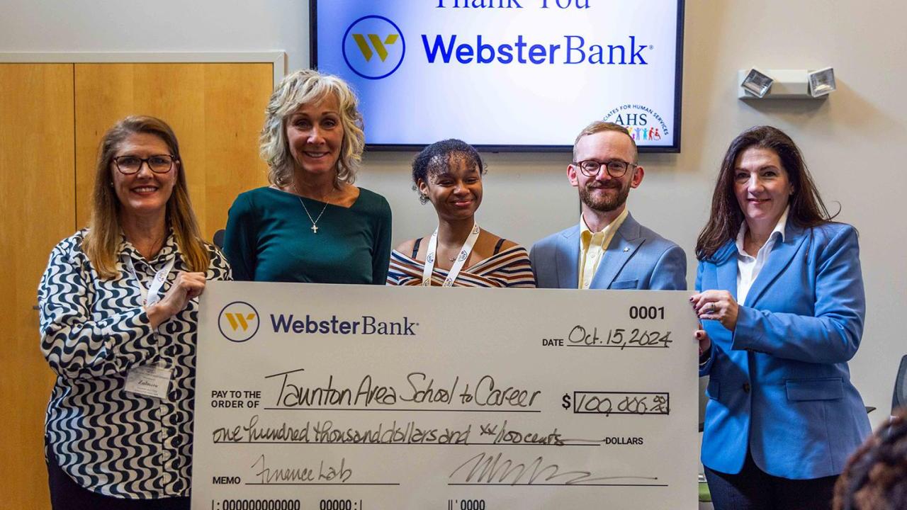 Large check presentation
