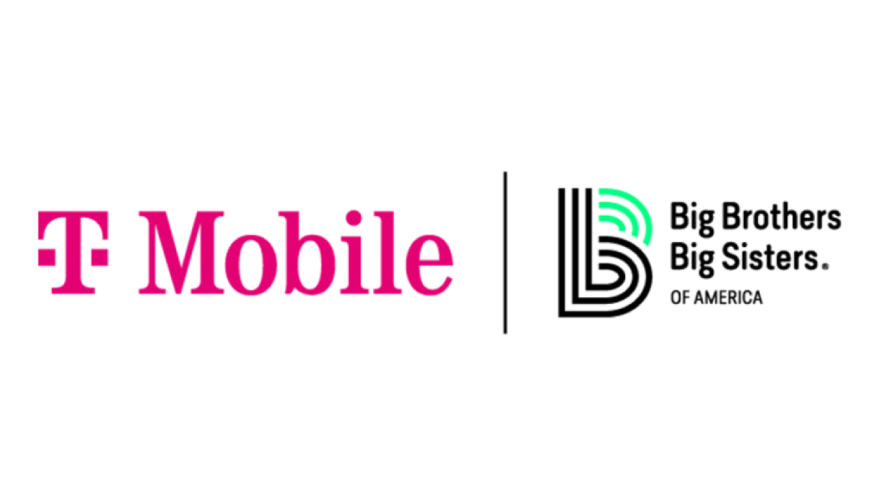 Logos for T-Mobile and Big Brothers Big Sisters of America