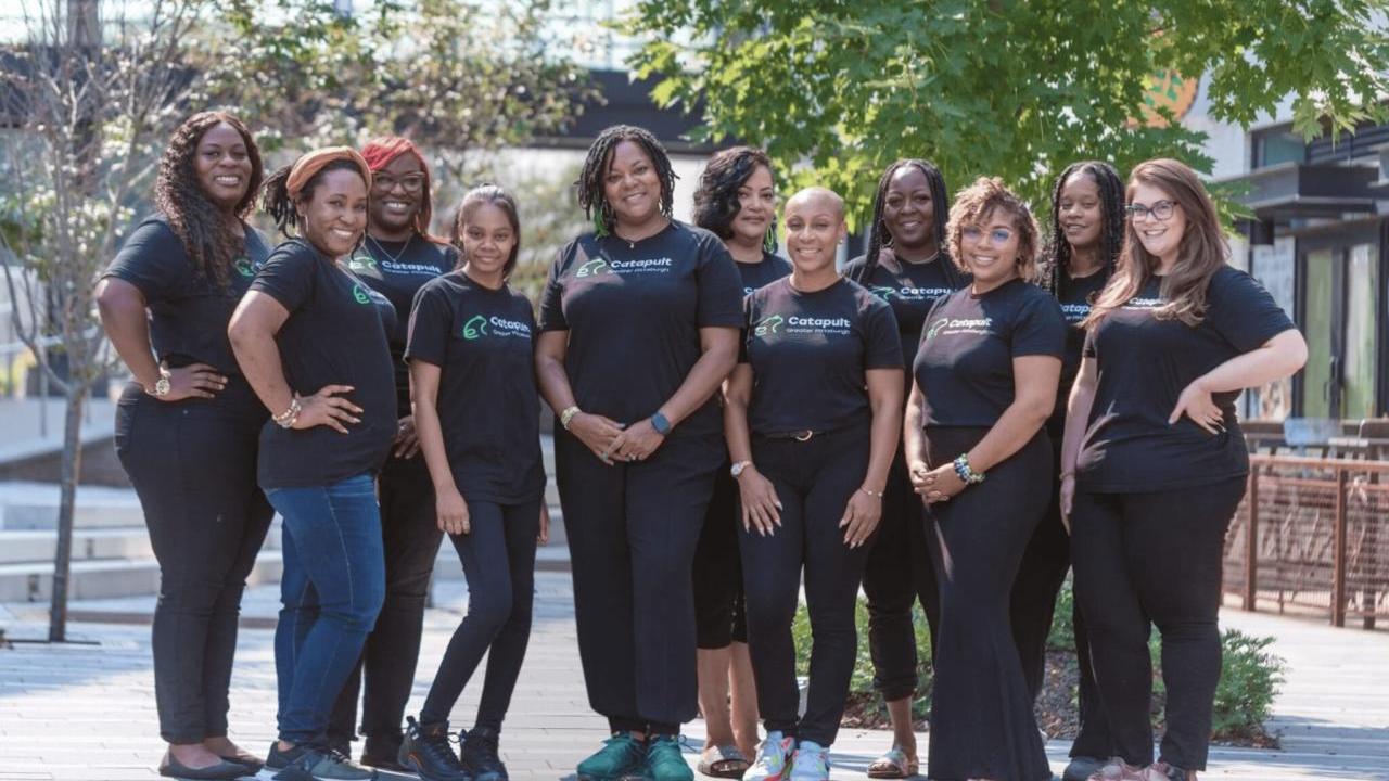 Black women from Catapult Greater Pittsburgh.