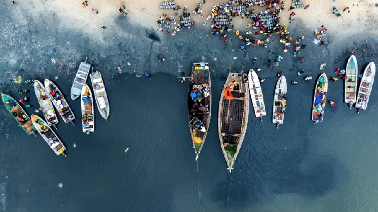 Boats in Kunduchi, Tanzania