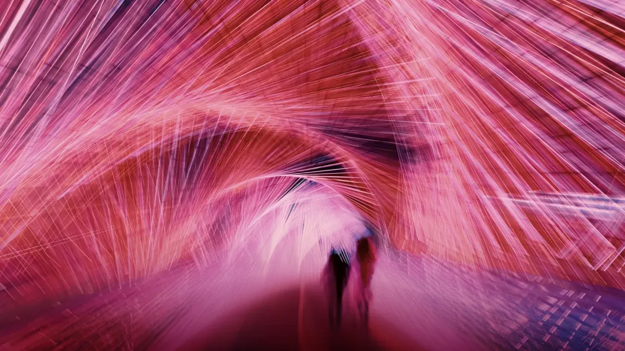 Colourful whirlwind image