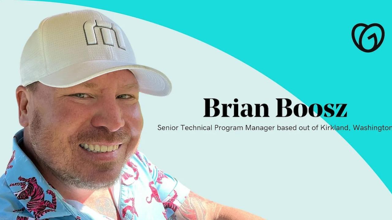Brian Boosz, Technical Program manager, GoDaddy.