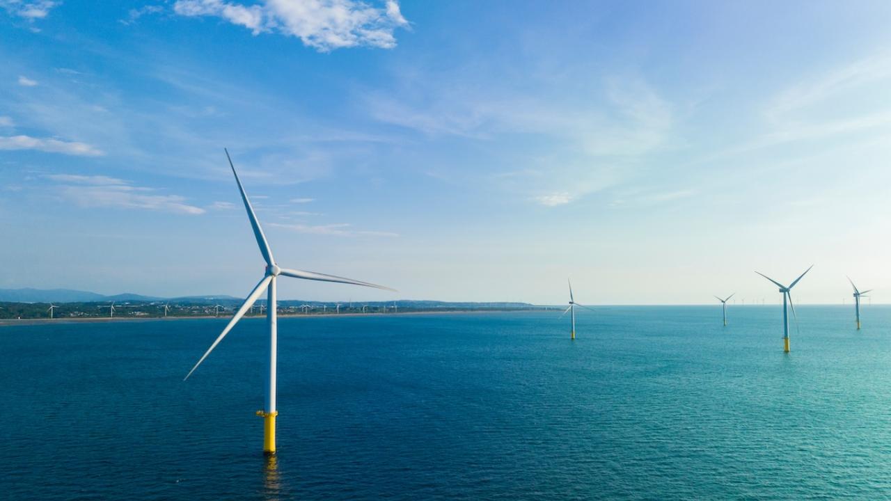 Windmills in waterbody