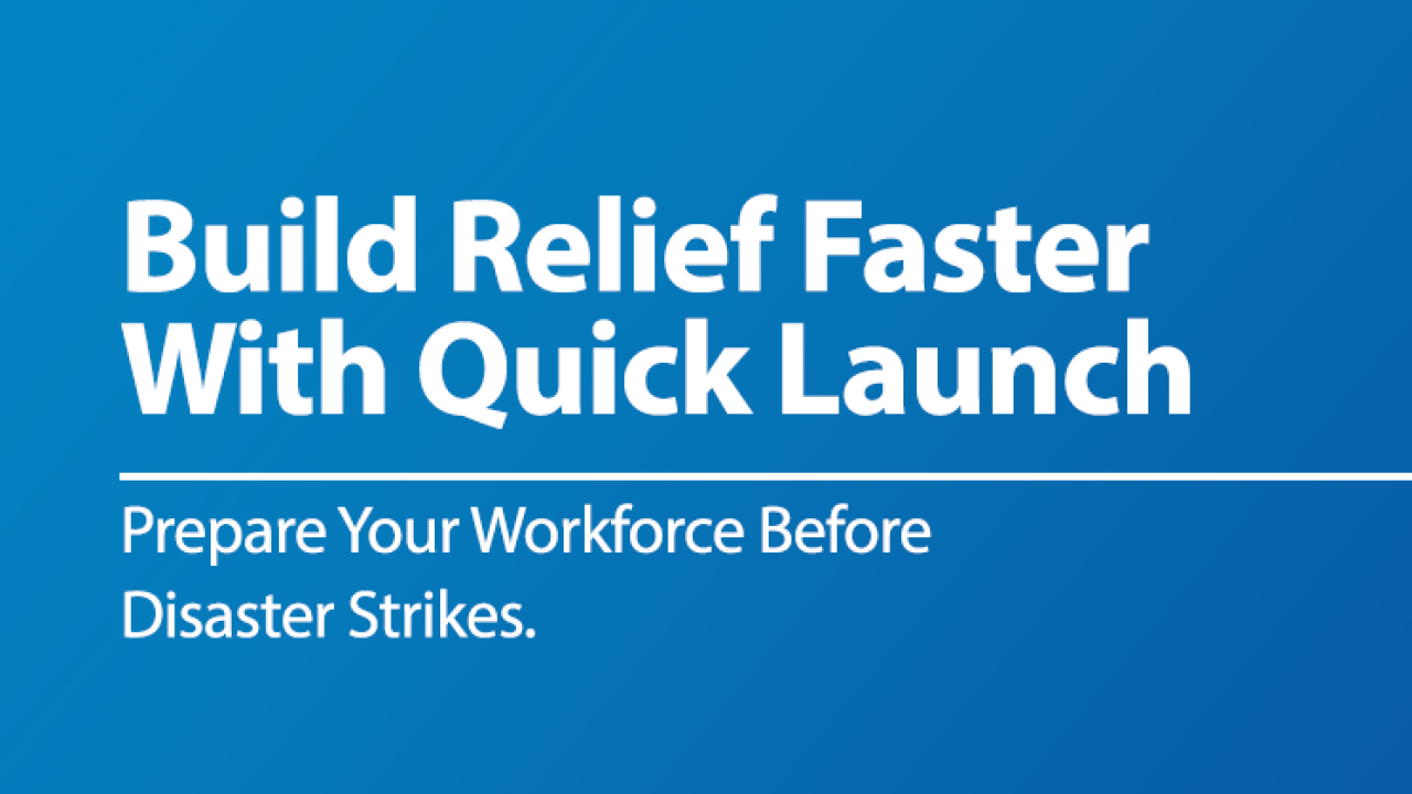 Build Relief Faster