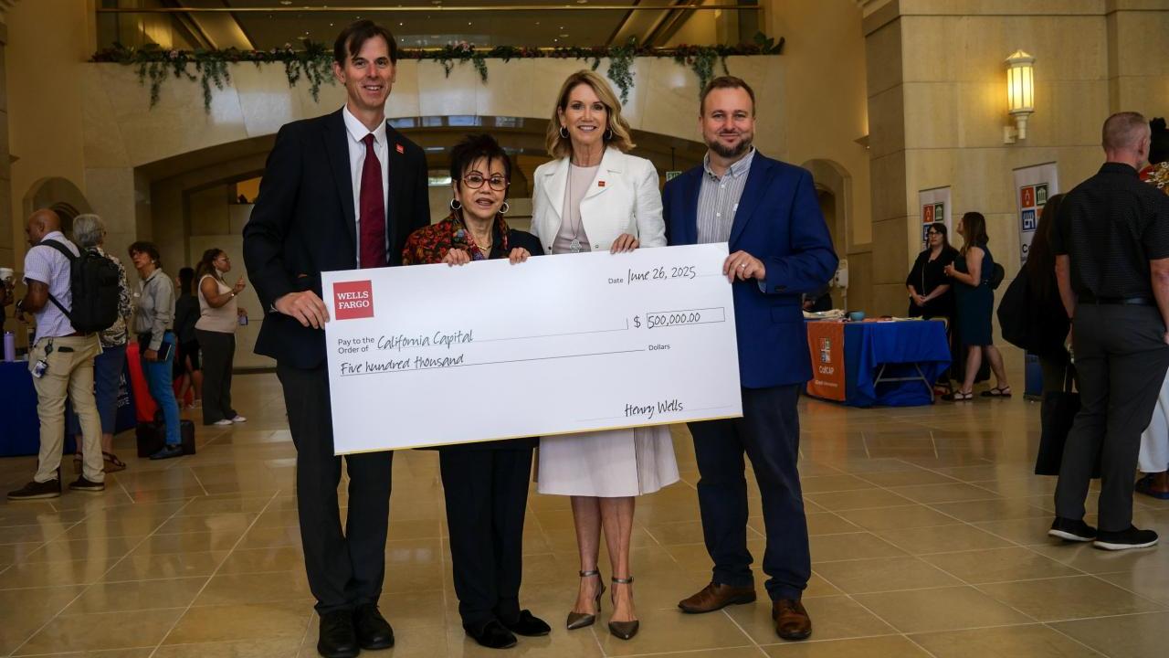 California Capital Financial Development Corporation (FDC), with philanthropic support from Wells Fargo, launches the California Capital Flex Loan Fund. 