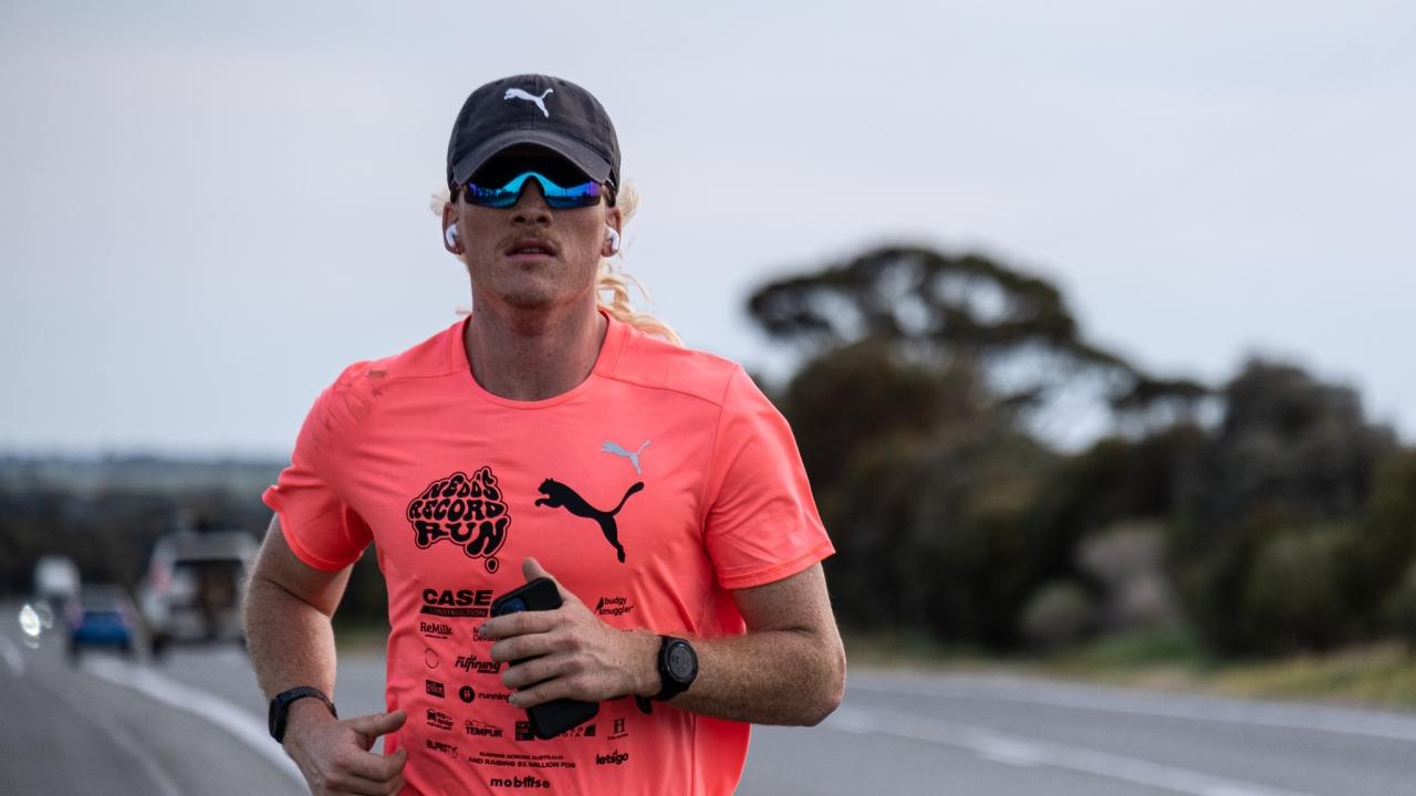 CASE Construction sponsors Nedd Brockmann as he attempts World Record Run across Australia