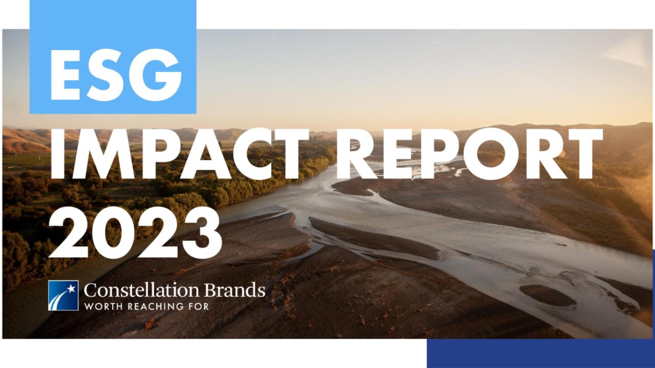 Cover for Constellations ESG Impact Report 2023