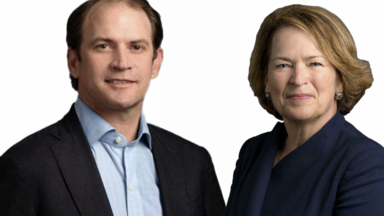Headshot of Pete Sheffield and Susan M. Cunningham