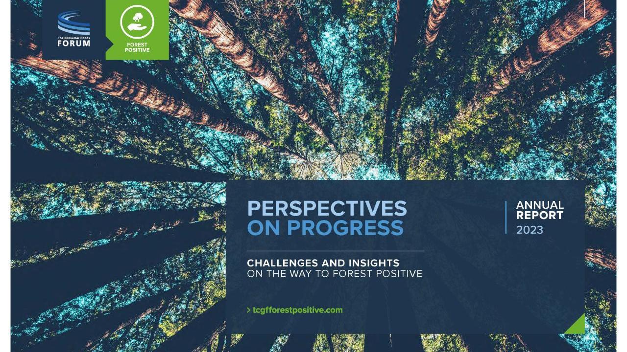 Cover image of Forest Positive Annual Report 2023