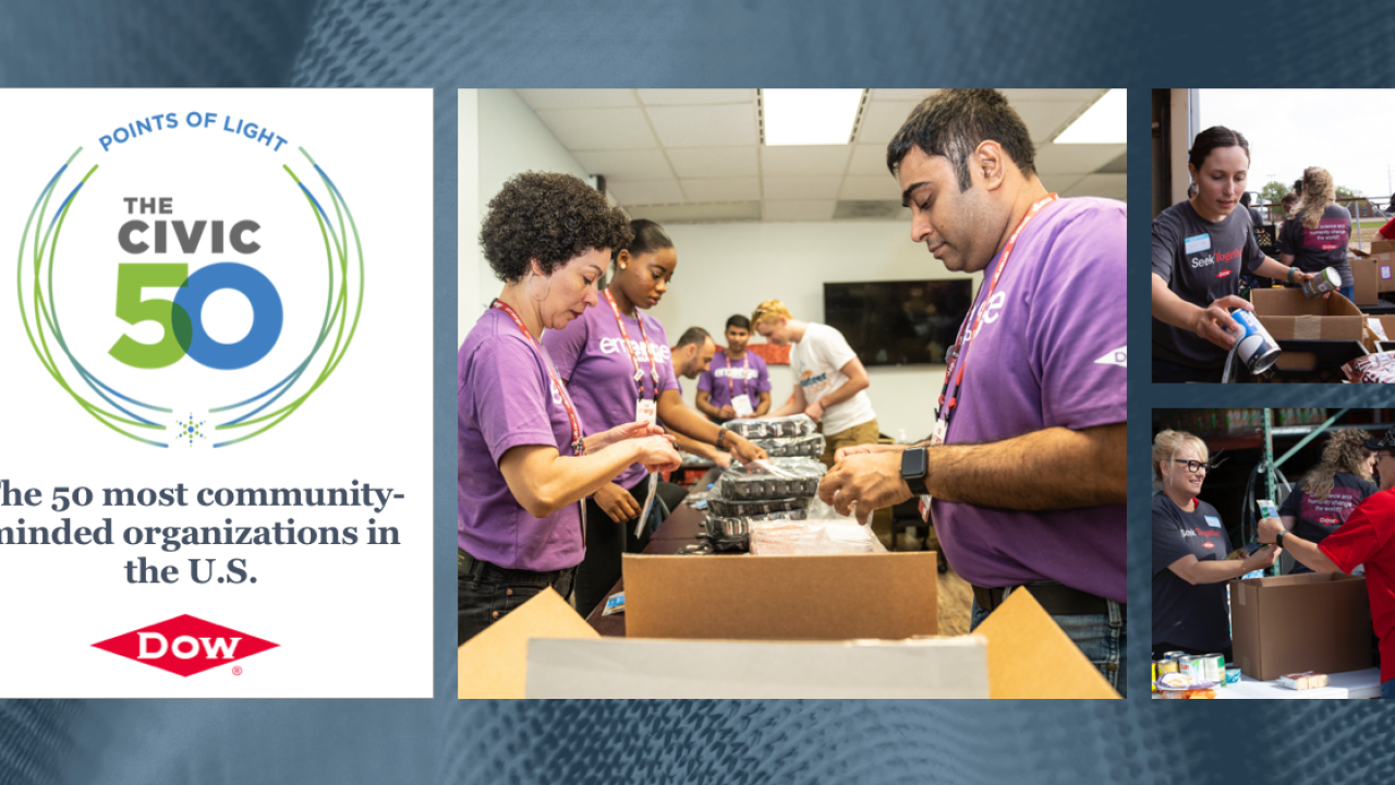 "Points of Light, The Civic 50,  The 50 most most community-minded companies in the U.S."