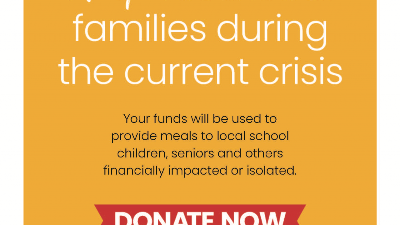 Help feed local families during the current crisis.