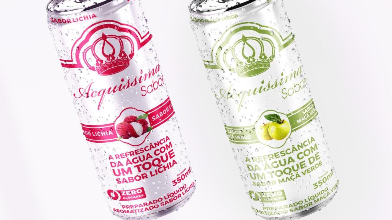 two aluminum cans