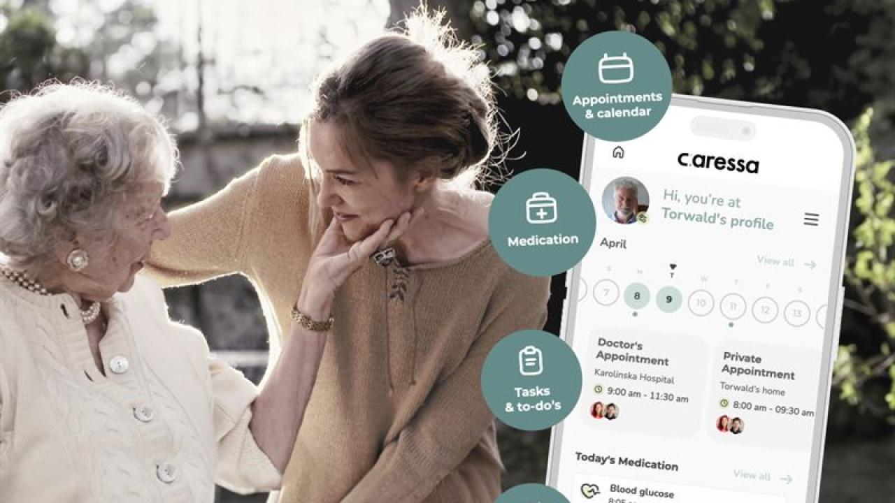 Caressa app: The essentials of family caregiving all in one place.