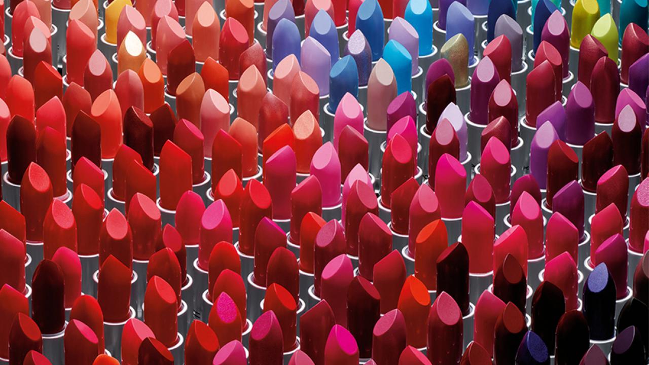 All colors and shades of lipstick