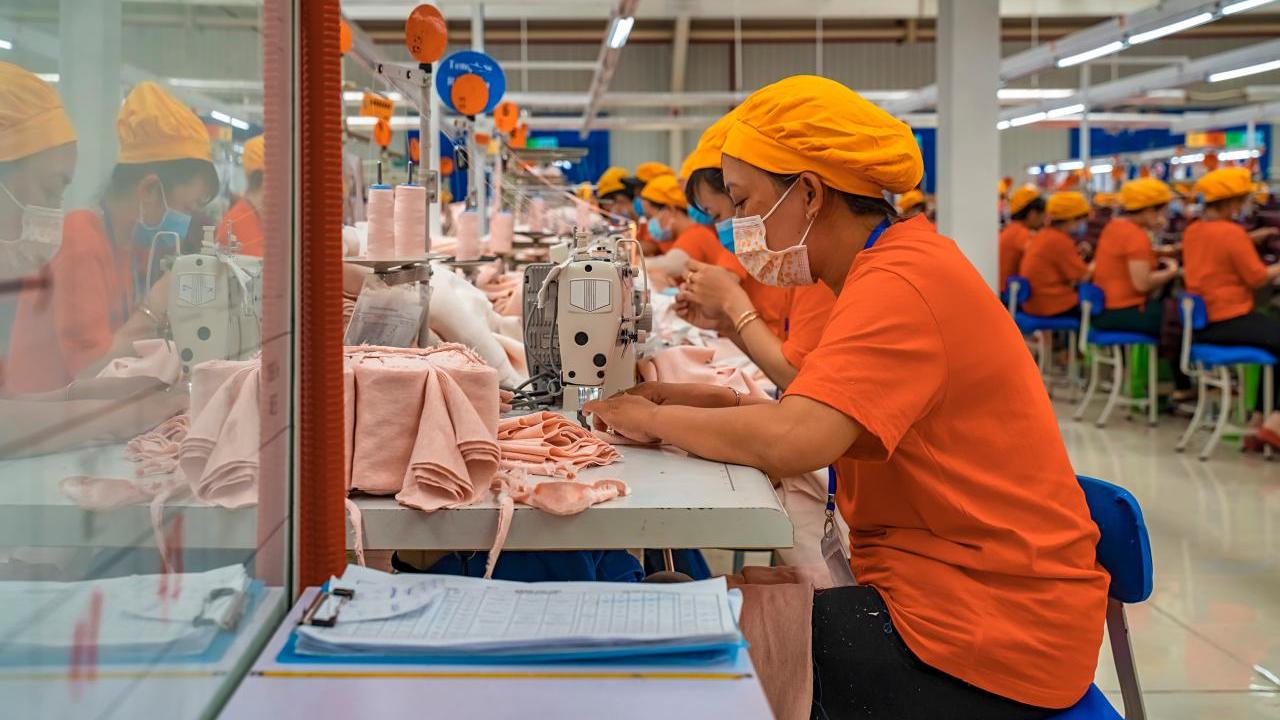 consumer goods factory workers