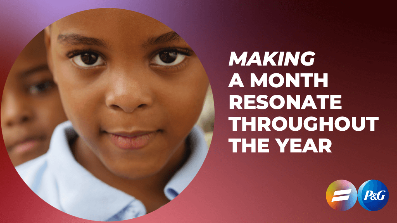 Photo and text: Making a month resonate throughout the year