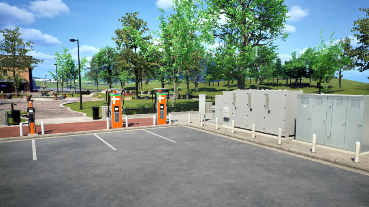 Chargepoint station