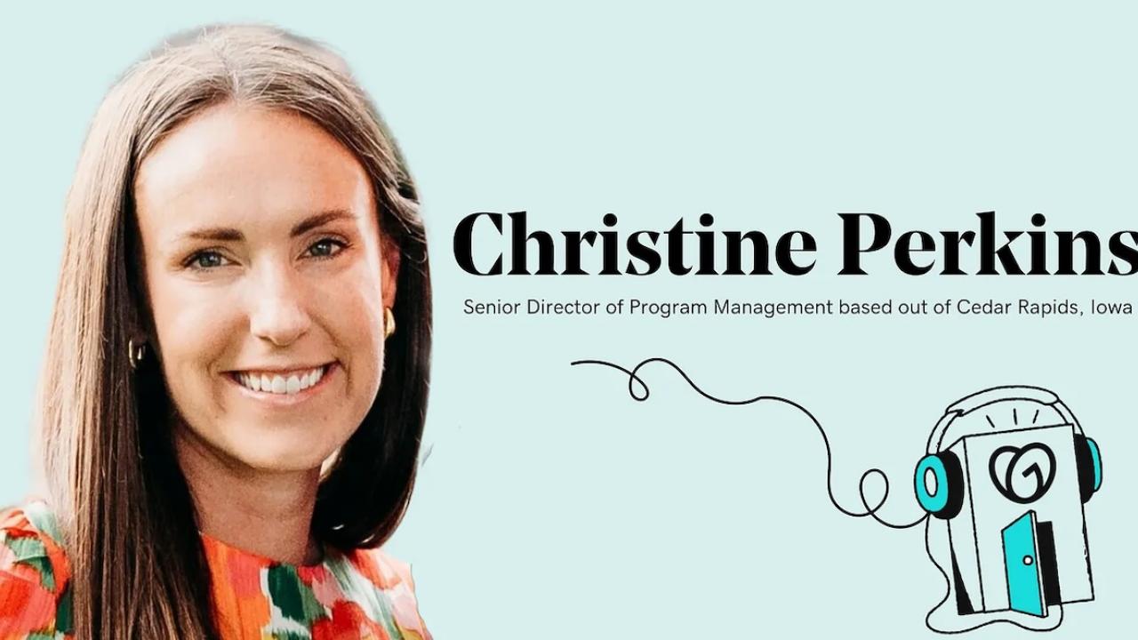 Christine Perkins, Senior Director of Program Management, GoDaddy.