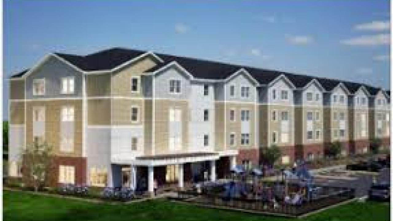 Rendering for the Churchill Gateway affordable housing unit.