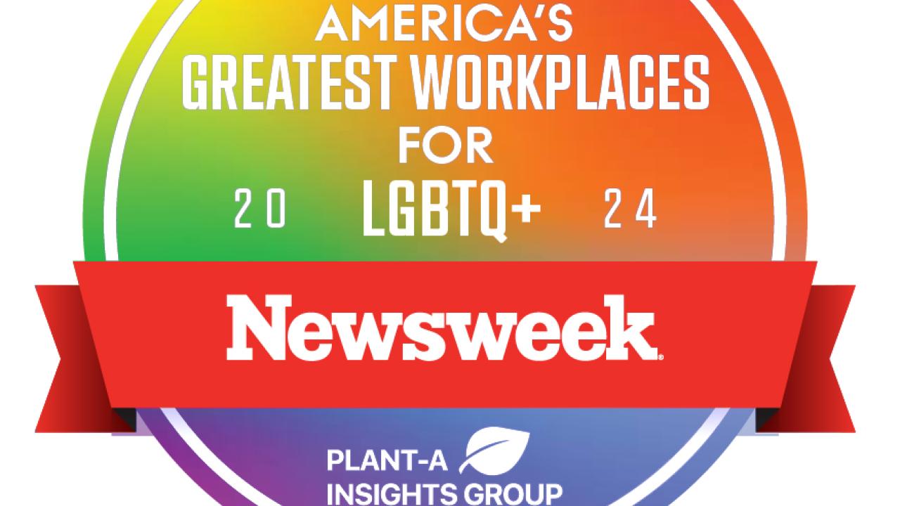 America's Greatest Workplaces for LGBTQ+ award logo