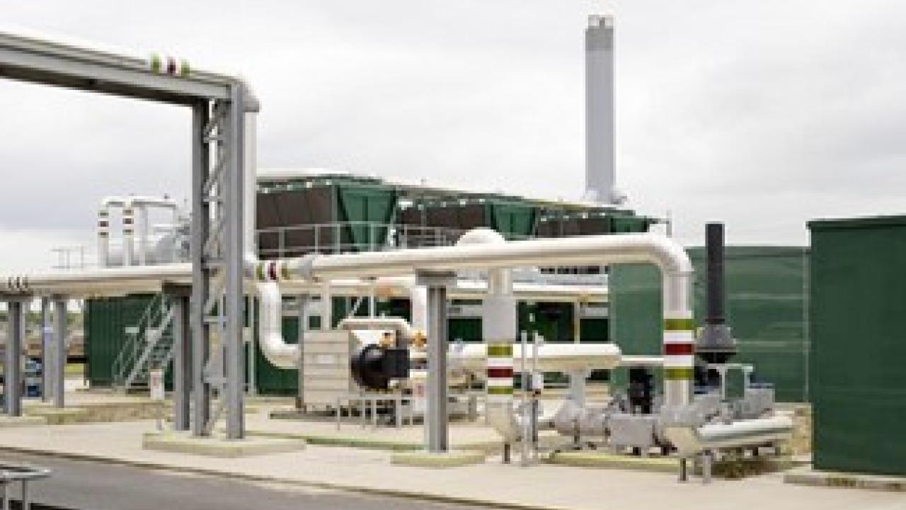 industrial plant tubing, buildings, piping, towers