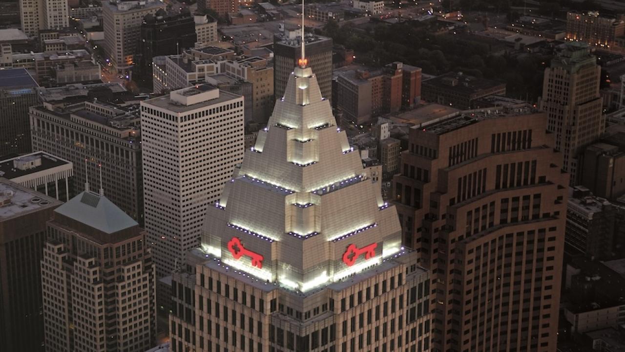 KeyBank tower in Cleveland.