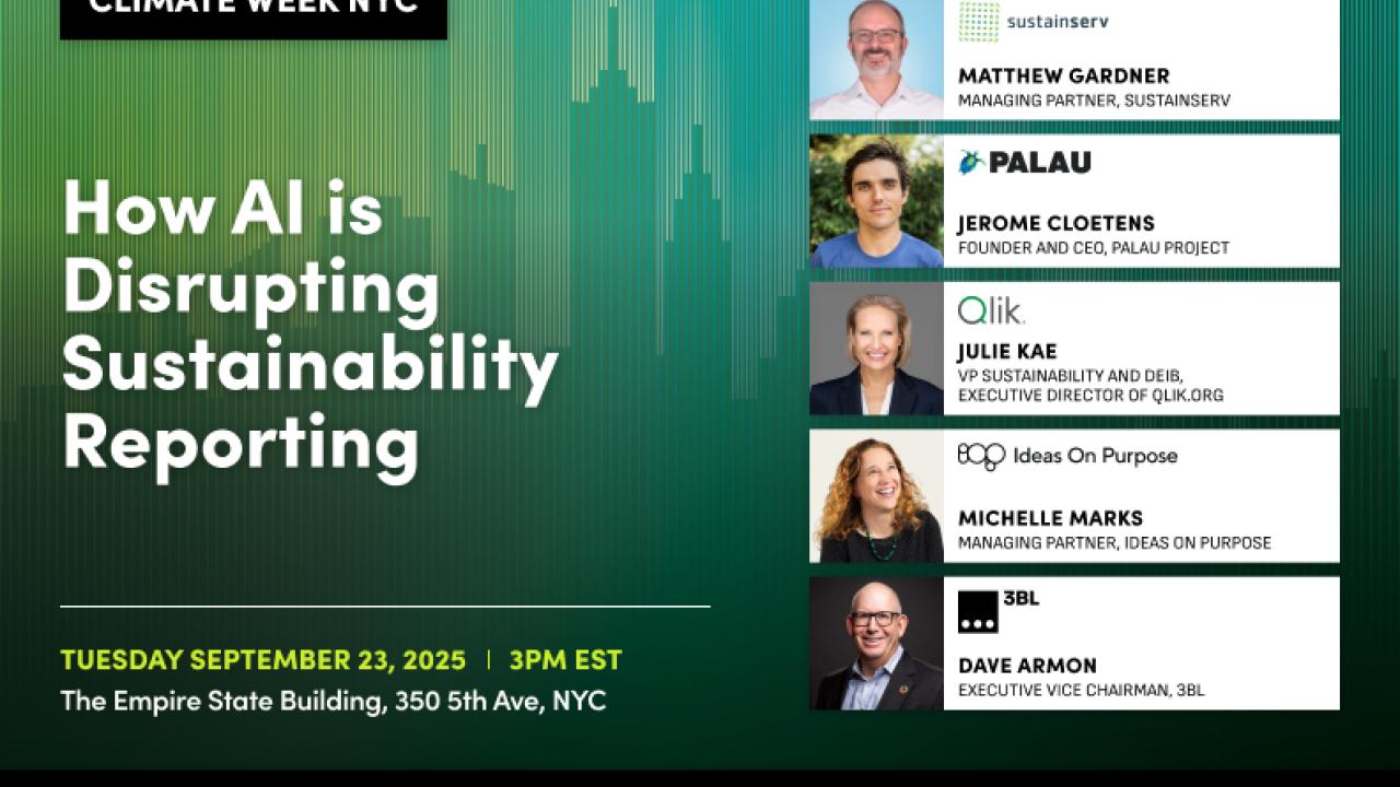 How AI Is Disrupting Sustainability Reporting