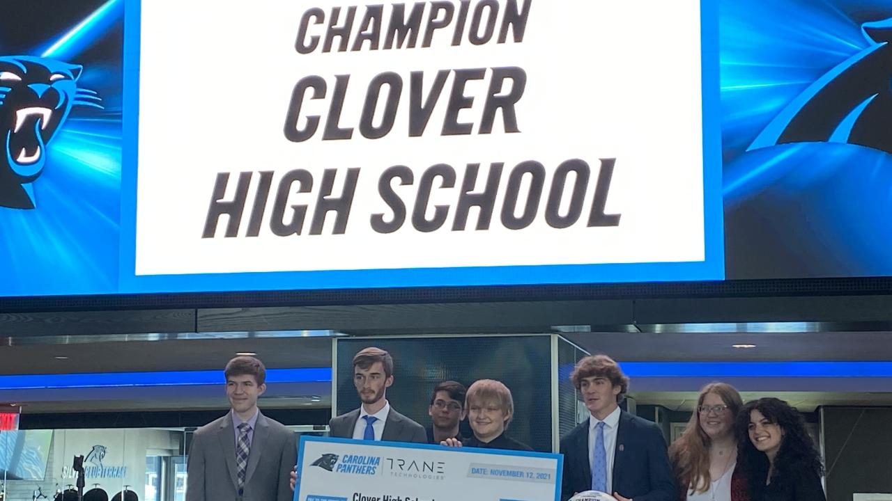 Clover High School wins Trane Technologies Stadium of the Future STEM Challenge