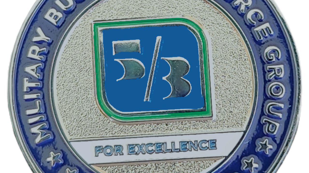 Fifth Third Bank Military Business Resource Group Challenge Coin