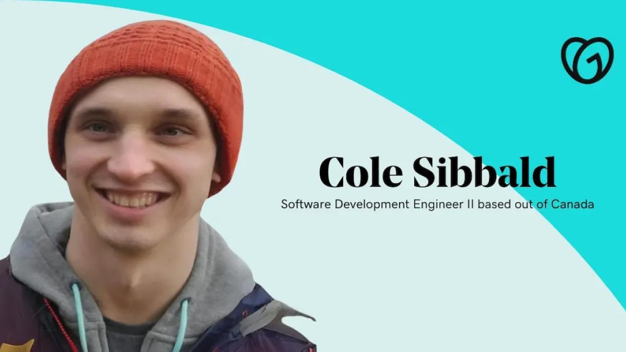 Cole Sibbald, GoDaddy Software Engineer.