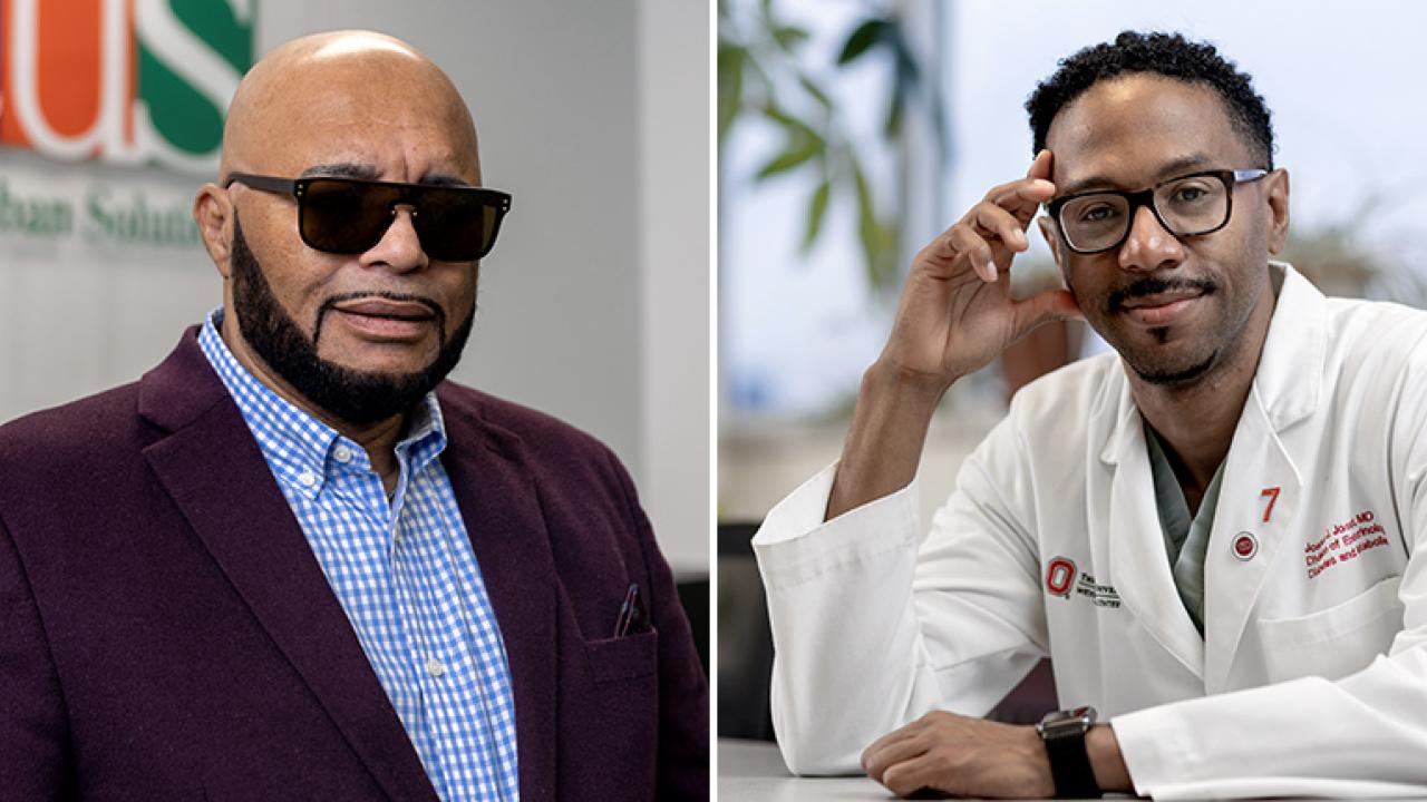 John Gregory, President of NCUS and  Dr. Joshua Joseph, MD, MPH, FAHA from The Ohio State University