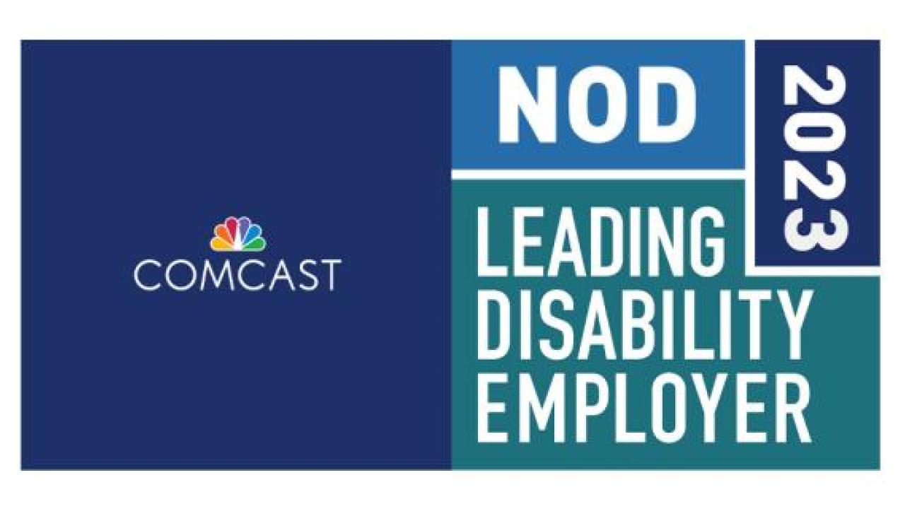 Comcast NOD Leading disability employer