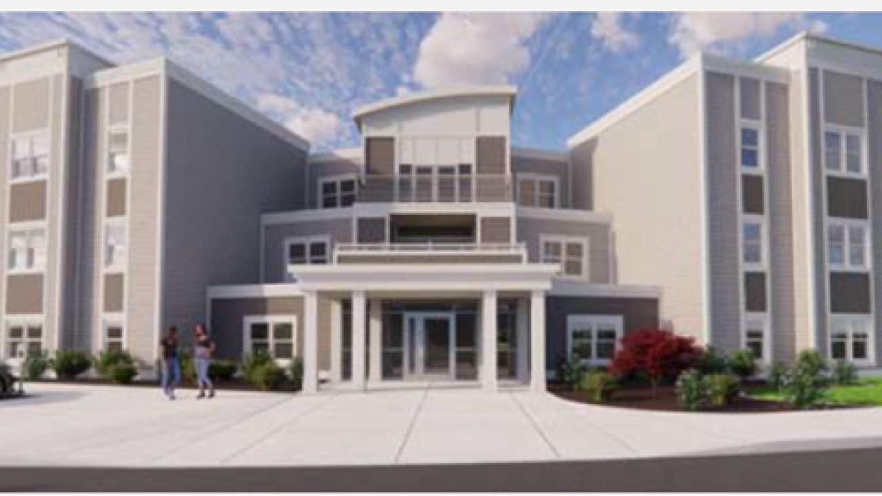 Community View Apartments shown from the front.