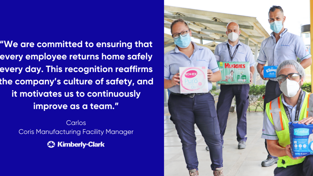 Employees at Kimberly-Clark’s Coris manufacturing facility in Costa Rica