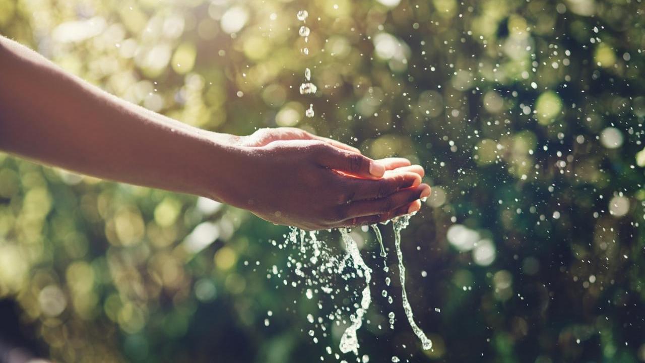 Water in Hands