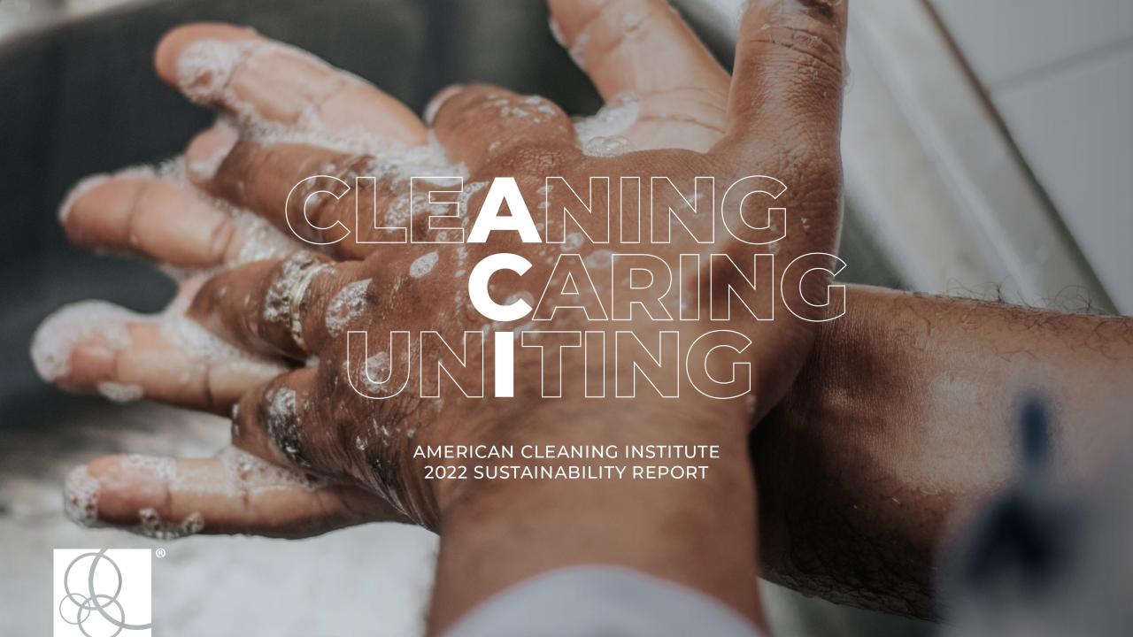 ACI logo superimposed on images of someone washing their hands