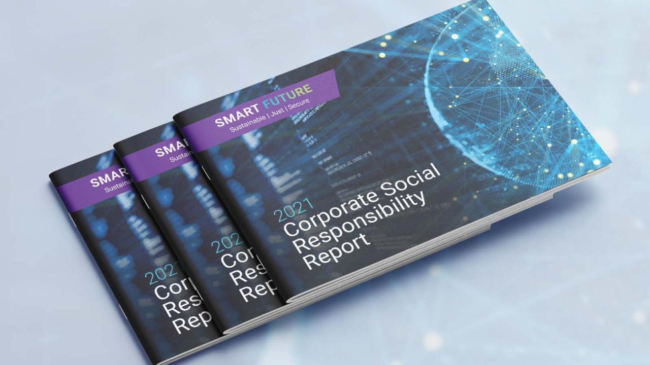 2021 Corporate Social Responsibility Report Covers