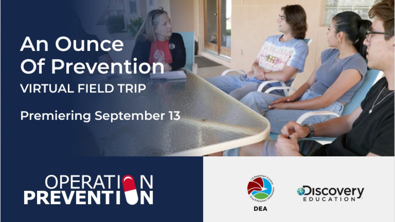 "An ounce of prevention. Virtual field trip premiering September 13"