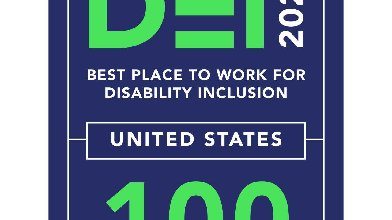 DEI 2024 Best Place to work for Disability Inclusion logo