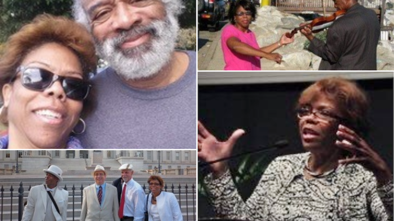 photo collage of Jennifer and Nathaniel Ayers