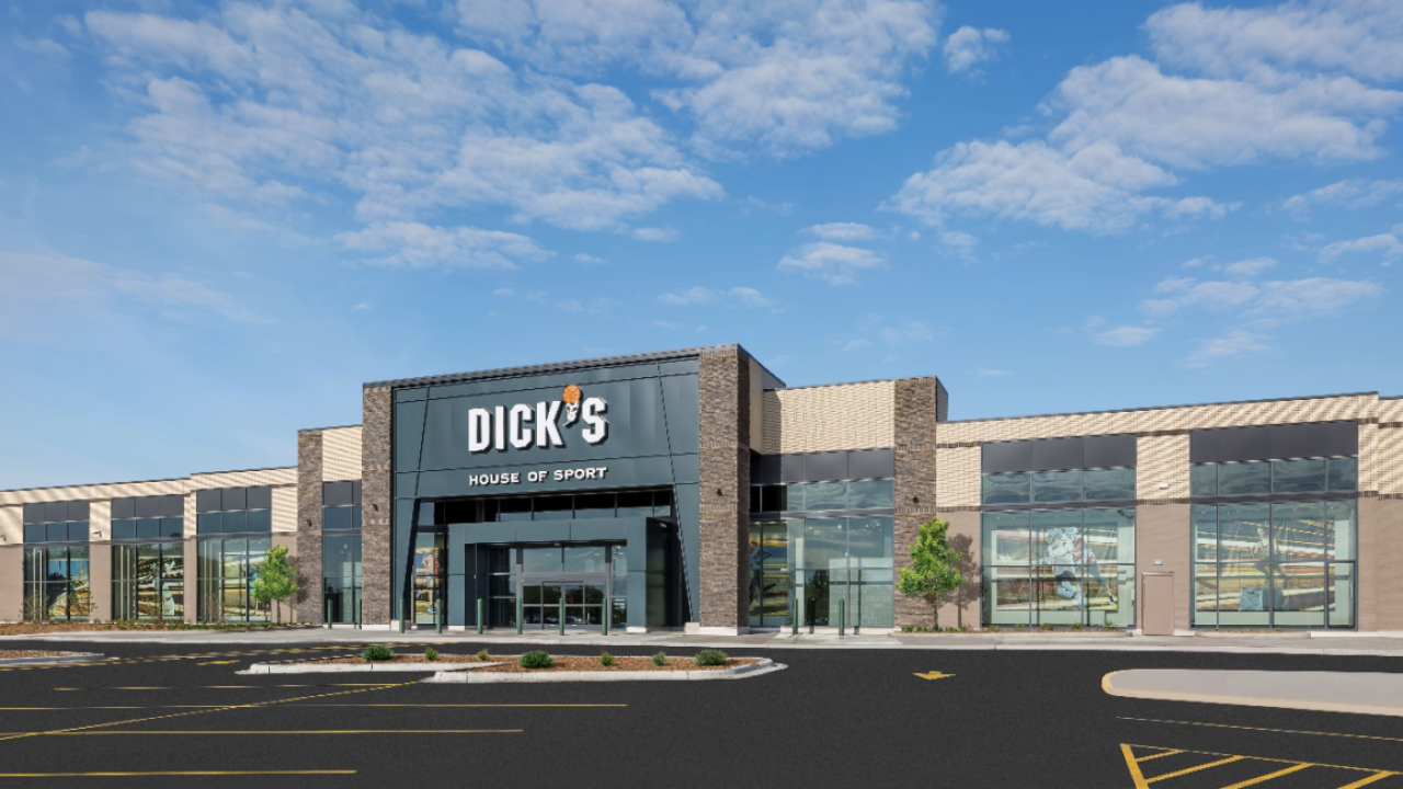 DICK'S Sporting Goods outside of store.