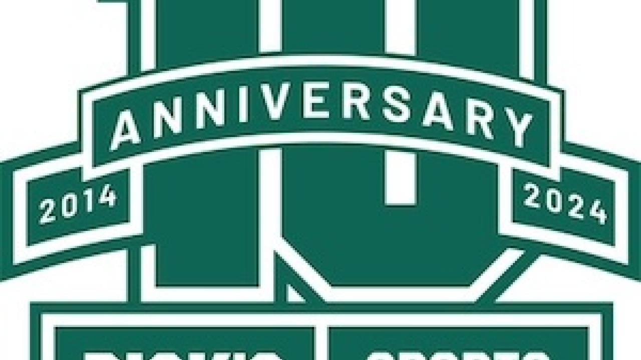 DICK'S Foundation Sports Matter 10 Year anniversary logo.