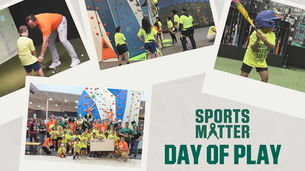 DICK'S Sports Matter Day of Play montage.