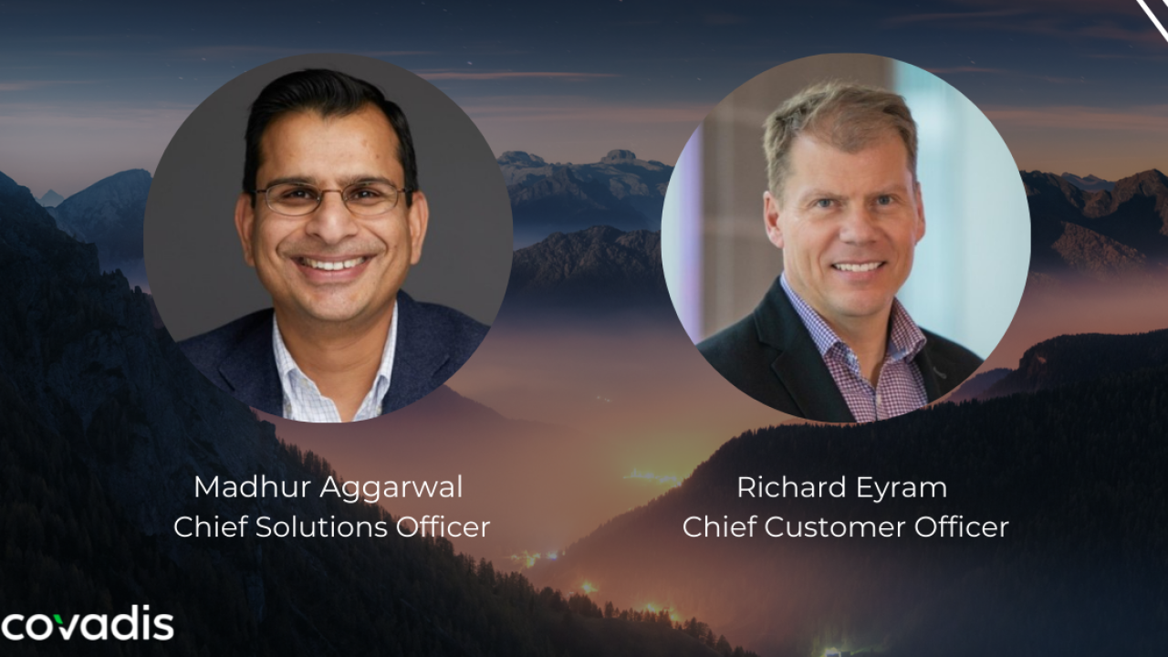 Headshots of Madhur Aggarwal and Richard Eyram